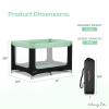 imageDream On Me Zodiak Portable Playard in Black Lightweight Packable and Easy Setup Baby Playard Breathable Mesh Sides and Soft Fabric  Comes with a Removable Padded MatMint