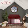 imageDream On Me Aden 4in1 Convertible Mini Crib In Grey Greenguard Gold Certified NonToxic Finish New Zealand Pinewood With 3 Mattress Height SettingsCherry