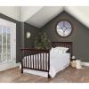 imageDream On Me Aden 4in1 Convertible Mini Crib In Grey Greenguard Gold Certified NonToxic Finish New Zealand Pinewood With 3 Mattress Height SettingsEspresso