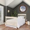 imageDream On Me Aden 4in1 Convertible Mini Crib In Grey Greenguard Gold Certified NonToxic Finish New Zealand Pinewood With 3 Mattress Height SettingsFrench White