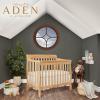 imageDream On Me Aden 4in1 Convertible Mini Crib In Grey Greenguard Gold Certified NonToxic Finish New Zealand Pinewood With 3 Mattress Height SettingsNatural