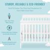 imageDream On Me Jayden 4in1 Mini Convertible Crib And Changer in Storm Grey Greenguard Gold Certified NonToxic Finish New Zealand Pinewood 1quot Mattress PadWhite
