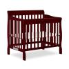 imageDream On Me Aden 4in1 Convertible Mini Crib In Grey Greenguard Gold Certified NonToxic Finish New Zealand Pinewood With 3 Mattress Height SettingsCherry