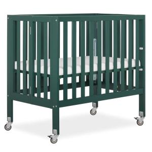 imageDream On Me Jett NonFull Size Folding Convertible Crib Lightweight Portable Crib Three Adjustable Mattress Height Settings Easy to Fold Travel Crib 15 Mattress Pad IncludedOlive