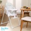 imageFisherPrice Tiny Bites High Chair 7 Adjustable Height Positions Easy Quick Fold Lightweight Easy to Clean Portable Cloud GreyCloud Grey