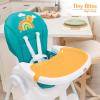 imageFisherPrice Tiny Bites High Chair 7 Adjustable Height Positions Easy Quick Fold Lightweight Easy to Clean Portable Cloud GreyHello Sunshine