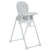 imageFisherPrice Tiny Bites High Chair 7 Adjustable Height Positions Easy Quick Fold Lightweight Easy to Clean Portable Cloud GreyCloud Grey