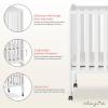 imageDream On Me 2in1 Folding Portable Compact Mini Baby Crib in White GreenGuard Gold ampamp JPMA US Patented Flat Folding System Locking Wheels 1 Mattress Pad SpaceSaving Quck Fold Easy StorageWhite