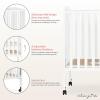 imageDream On Me FullSize 2in1 Folding Baby Crib in Natural GreenGuard Gold ampamp JPMA Portable Patented Quick Folding System Strong Wheels 2 Adjustable Mattress HeightsWhite
