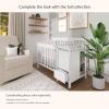 imageDream On Me Jayden 4in1 Mini Convertible Baby Crib and Changer in Seagrass Greenguard Gold Certified NonToxic Finish New Zealand Pinewood 1quot Mattress PadWhite