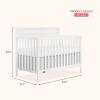imageDream On Me Avery 5in1 Convertible FullSize Baby Crib in White GreenGuard Gold ampamp JPMA 3 Mattress Heights Converts to Toddler Day ampamp FullSize Bed Create a Safe and BabyFriendly Nursery