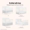 imageDream On Me Avery 5in1 Convertible FullSize Baby Crib in White GreenGuard Gold ampamp JPMA 3 Mattress Heights Converts to Toddler Day ampamp FullSize Bed Create a Safe and BabyFriendly Nursery