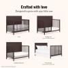 imageDream On Me Dillian 5in1 Convertible Crib Chocolate Chip JPMA ampamp Greenguard Gold Certified Converts from Baby Crib to A Toddler Bed ampamp FullSize BedChocolate Chip