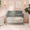 imageDream On Me Dillian 5in1 Convertible Crib Chocolate Chip JPMA ampamp Greenguard Gold Certified Converts from Baby Crib to A Toddler Bed ampamp FullSize BedSeagrass
