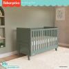 imageDream On Me Fisher Price Iris 5in1 Convertible Crib in Meadow Green Greenguard Gold ampamp JPMA Certified Converts from Baby Crib to Day Bed FullSize Bed and Toddler BedMeadow Green