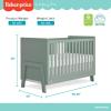 imageDream On Me Fisher Price Iris 5in1 Convertible Crib in Meadow Green Greenguard Gold ampamp JPMA Certified Converts from Baby Crib to Day Bed FullSize Bed and Toddler BedMeadow Green