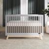 imageDream On Me Hygge 5in1 Convertible FullSize Baby Crib in Sea Grass ampamp Vintage Oak GreenGuard Gold ampamp JPMA Converts to Toddler Day ampamp FullSize Bed Adjustable Mattress Heights Modern NurseryPebble Grey Vintage