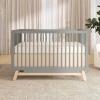 imageDream On Me Hygge 5in1 Convertible FullSize Baby Crib in Sea Grass ampamp Vintage Oak GreenGuard Gold ampamp JPMA Converts to Toddler Day ampamp FullSize Bed Adjustable Mattress Heights Modern NurserySea Grass  Voak