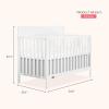 imageDream On Me Ivy 5in1 Convertible FullSize Baby Crib in White GreenGuard Gold ampamp JPMA Certified 3 Mattress Heights Converts to Toddler Day ampamp FullSize Bed Safe ampamp Stylish Nursery