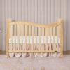 imageDream On Me Violet 7In1 Convertible Life Style Crib In White Greenguard Gold Certified 4 Mattress Height Settings Made Of Sustainable New Zealand PinewoodNatural