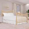 imageDream On Me Violet 7In1 Convertible Life Style Crib In White Greenguard Gold Certified 4 Mattress Height Settings Made Of Sustainable New Zealand PinewoodNatural