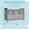 imageDream On Me Violet 7In1 Convertible Life Style Crib In White Greenguard Gold Certified 4 Mattress Height Settings Made Of Sustainable New Zealand PinewoodStorm Grey