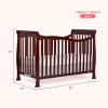 imageDream On Me Violet 7In1 Convertible Life Style Crib In White Greenguard Gold Certified 4 Mattress Height Settings Made Of Sustainable New Zealand PinewoodCherry