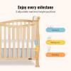 imageDream On Me Violet 7In1 Convertible Life Style Crib In White Greenguard Gold Certified 4 Mattress Height Settings Made Of Sustainable New Zealand PinewoodNatural