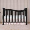 imageDream On Me Violet 7In1 Convertible Life Style Crib In White Greenguard Gold Certified 4 Mattress Height Settings Made Of Sustainable New Zealand PinewoodBlack