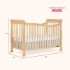 imageDream On Me Violet 7In1 Convertible Life Style Crib In White Greenguard Gold Certified 4 Mattress Height Settings Made Of Sustainable New Zealand PinewoodNatural