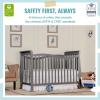 imageDream On Me Violet 7In1 Convertible Life Style Crib In White Greenguard Gold Certified 4 Mattress Height Settings Made Of Sustainable New Zealand PinewoodStorm Grey