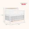 imageDream On me Emerson 5in1 Convertible FullSize Baby Crib in White ampamp Vintage Oak GreenGuard Gold ampamp JPMA Converts to Toddler Day ampamp FullSize Bed NonToxic Paint Safe Sleep Environment
