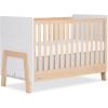 imageDream On Me Fisher Price Iris 5in1 Convertible Crib in Meadow Green Greenguard Gold ampamp JPMA Certified Converts from Baby Crib to Day Bed FullSize Bed and Toddler BedVintage White Oak