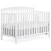 imageDream On Me Odelle 5in1 Convertible FullSize Baby Crib in Almond Butter GreenGuard Gold ampamp JPMA Converts to Toddler Day ampamp FullSize Bed Sustainable Pinewood 3 Mattress HeightsWhite