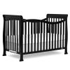 imageDream On Me Violet 7In1 Convertible Life Style Crib In White Greenguard Gold Certified 4 Mattress Height Settings Made Of Sustainable New Zealand PinewoodBlack