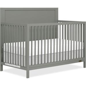 imageDream On Me Dillian 5in1 Convertible Crib Chocolate Chip JPMA ampamp Greenguard Gold Certified Converts from Baby Crib to A Toddler Bed ampamp FullSize BedSeagrass
