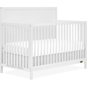 imageDream On Me Dillian 5in1 Convertible Crib Chocolate Chip JPMA ampamp Greenguard Gold Certified Converts from Baby Crib to A Toddler Bed ampamp FullSize BedWhite