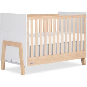 imageDream On Me Fisher Price Iris 5in1 Convertible Crib in Meadow Green Greenguard Gold ampamp JPMA Certified Converts from Baby Crib to Day Bed FullSize Bed and Toddler BedVintage White Oak