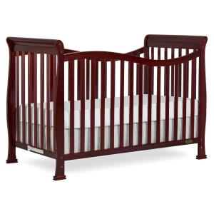 imageDream On Me Violet 7In1 Convertible Life Style Crib In White Greenguard Gold Certified 4 Mattress Height Settings Made Of Sustainable New Zealand PinewoodCherry