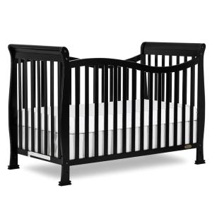imageDream On Me Violet 7In1 Convertible Life Style Crib In White Greenguard Gold Certified 4 Mattress Height Settings Made Of Sustainable New Zealand PinewoodBlack