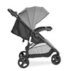 image:imageEvolur Breeze Stroller in Grey Adjustable Backrest amp Canopy Compact Fold Lightweight BabyToddler Stroller with Storage BasketGray