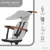 image:imageEvolur Cruise Rider Stroller with Canopy Lightweight Umbrella Stroller with Compact Fold Easy to Carry Travel Stroller  CognacKoala Gray