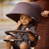 image:imageEvolur Velo Rider Higher View Lightweight Compact Stroller for Toddlers Travel Stroller with 4 Position Adjustable Headrest Foldable Stroller for Airplane Adjustable Push Handle CavierCavier