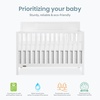 image:imageDream On Me Ivy 5in1 Convertible FullSize Baby Crib in Almond Butter GreenGuard Gold amp JPMA Certified 3 Mattress Heights Converts to Toddler Day amp FullSize Bed Safe amp Stylish NurseryWhite