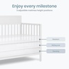 image:imageDream On Me Ivy 5in1 Convertible FullSize Baby Crib in Almond Butter GreenGuard Gold amp JPMA Certified 3 Mattress Heights Converts to Toddler Day amp FullSize Bed Safe amp Stylish NurseryWhite