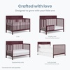 image:imageDream On Me Ivy 5in1 Convertible FullSize Baby Crib in Almond Butter GreenGuard Gold amp JPMA Certified 3 Mattress Heights Converts to Toddler Day amp FullSize Bed Safe amp Stylish NurseryAuburn
