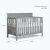 image:imageDream On Me Ivy 5in1 Convertible FullSize Baby Crib in Almond Butter GreenGuard Gold amp JPMA Certified 3 Mattress Heights Converts to Toddler Day amp FullSize Bed Safe amp Stylish NurserySeagrass