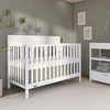 image:imageDream On Me Ivy 5in1 Convertible FullSize Baby Crib in Almond Butter GreenGuard Gold amp JPMA Certified 3 Mattress Heights Converts to Toddler Day amp FullSize Bed Safe amp Stylish NurseryWhite