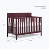 image:imageDream On Me Ivy 5in1 Convertible FullSize Baby Crib in Almond Butter GreenGuard Gold amp JPMA Certified 3 Mattress Heights Converts to Toddler Day amp FullSize Bed Safe amp Stylish NurseryAuburn