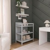 image:imageDream On Me Synergy 3in1 Convertible Crib with Changing Table WhitePebble Grey